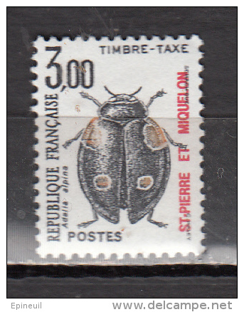 ST PIERRE ET MIQUELON * YT N° TAXE 89 - Timbres-taxe