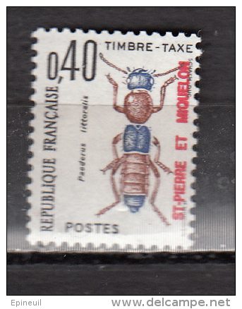 ST PIERRE ET MIQUELON * YT N° TAXE 85 - Timbres-taxe