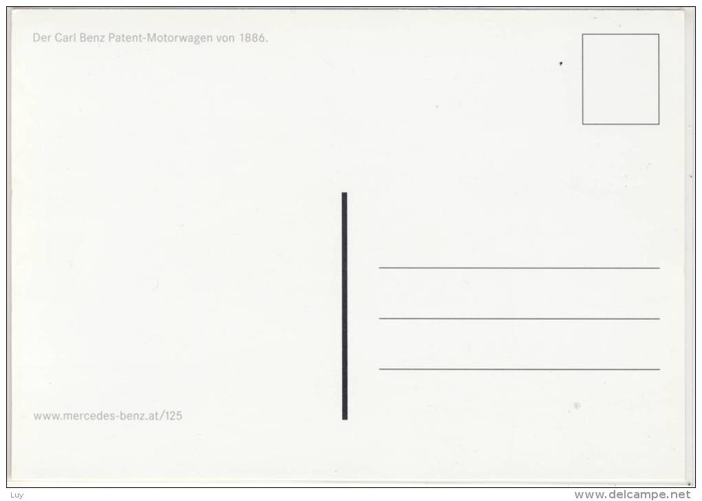 MERCEDES BENZ - Carl Benz Patent Motorwagen, BJ 1886, - Passenger Cars
