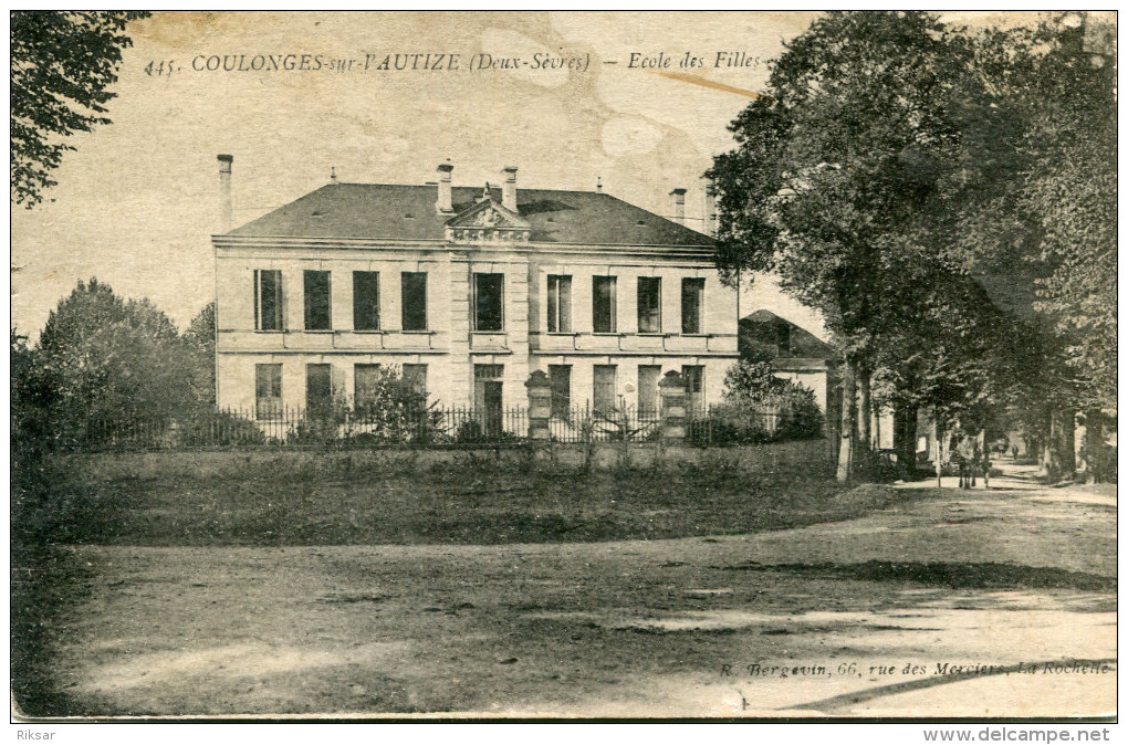 COULONGES(DEUX SEVRES) ECOLE - Coulonges-sur-l'Autize