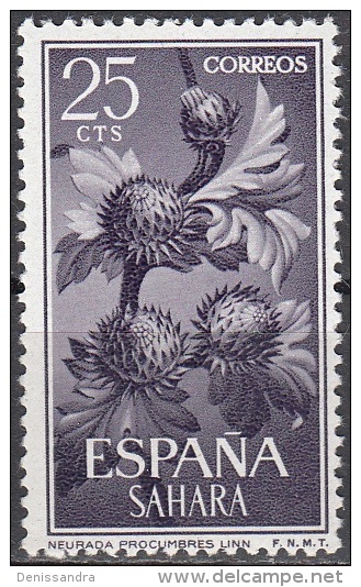 Sahara Espagnol 1962 Michel 232 Neuf ** Cote (2005) 0.10 Euro Plante Neuradacée - Sahara Spagnolo