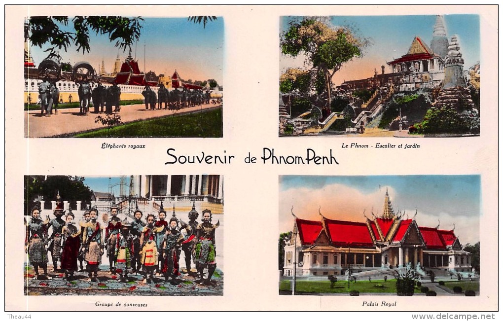 ¤¤  -   CAMBODGE   -   Souvenir De PHOM-PENH   -  Multivues     -  ¤¤ - Camboya