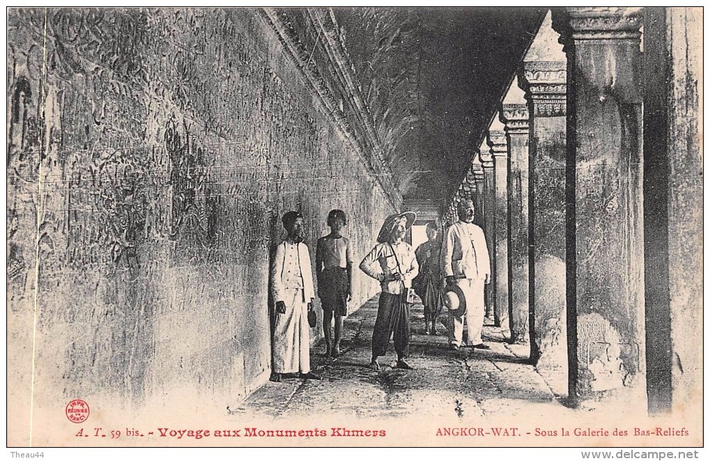 ¤¤  -  59 Bis  -  CAMBODGE  -  ANGKOR-WAT  -  Voyage Aux Monuments Khmers  - Sous La Galerie Des Bas-Reliefs  -  ¤¤ - Kambodscha