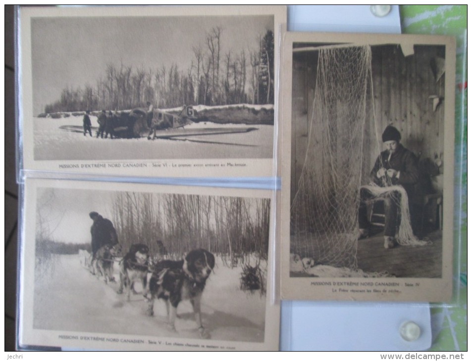 CANADA 7 CARTES POSTALES . MISSIONS  D EXTREME NORD CANADIENS . BELLES ANIMATIONS - Other & Unclassified