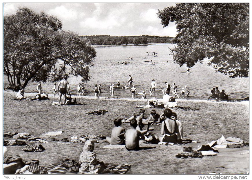 Fürstenberg / Havel Himmelpfort - S/w Badestelle Am Stolpsee - Fuerstenberg