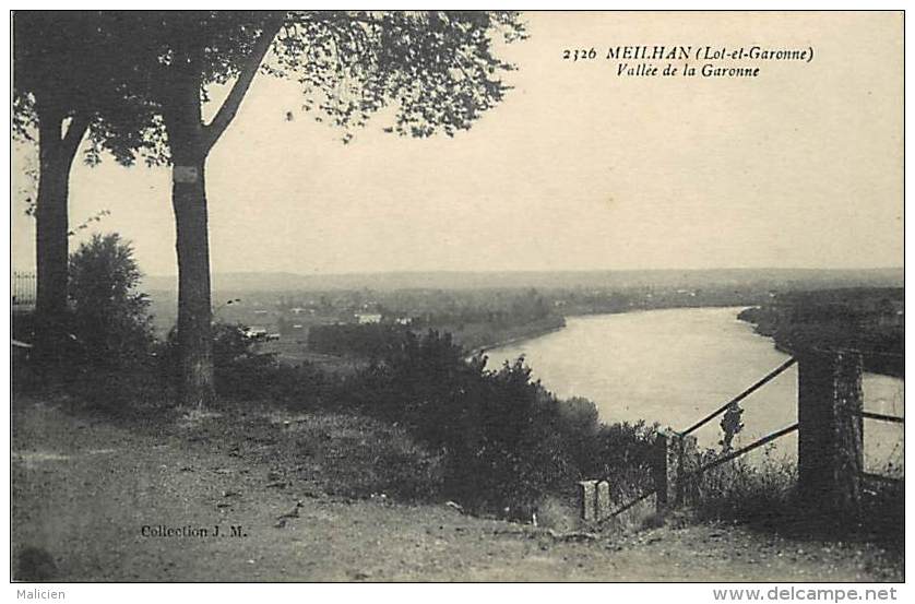 - Lot Et Garonne - Ref - 345 - Meilhan Sur Garonne - Vallee De La Garonne - Carte Bon Etat - - Meilhan Sur Garonne