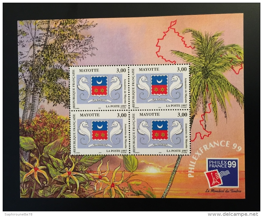 MAYOTTE - 1999 - Bloc 1 - Blocs-feuillets