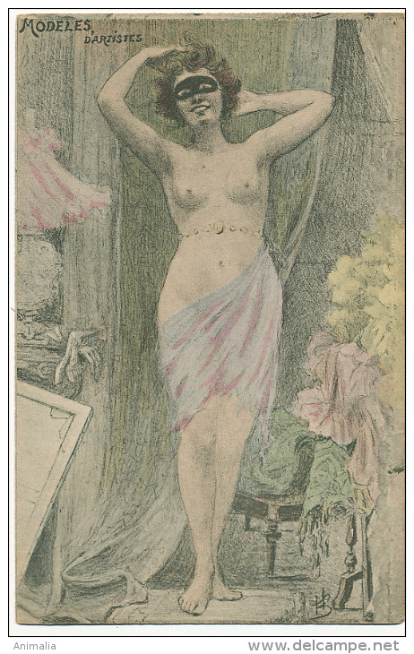 Henri Boutet Jeune Femme Nue Modele D ' Artiste Peintre - Boutet