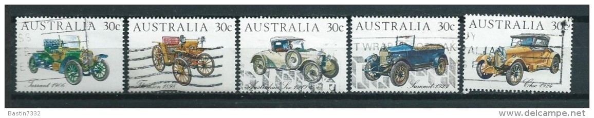1984 Australia Complete Set Oldtimers,automobiles Used/gebruikt/oblitere - Gebruikt