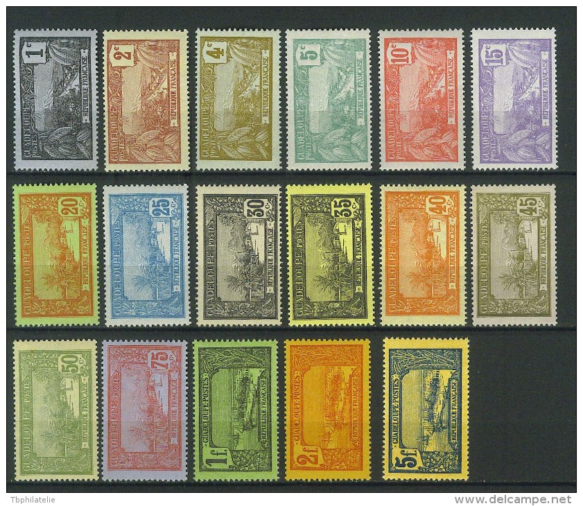 VEND BEAUX TIMBRES DE GUADELOUPE N° 55 - 71 , XX - X !!!! - Unused Stamps