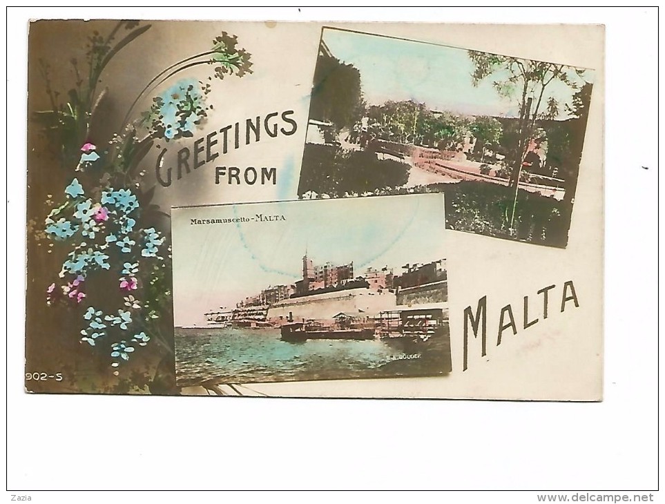 MAL.0035/ Greetings From Malta - Marsamuscetto - Malta