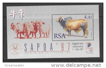 South Africa 1997 Sapda "Afrikander" M/s ** Mnh (27091) - Blocks & Sheetlets