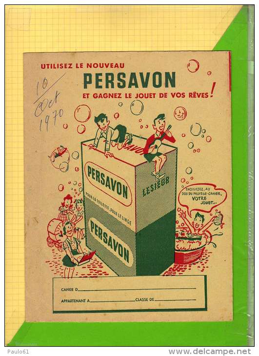 Protege Cahier : PERSAVON Lesieur   Et Gagnez Le Jouet Et Vos Reves - Protège-cahiers