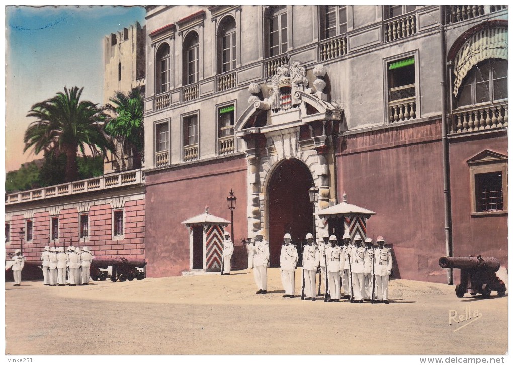 Monaco La Relève De La Garde - Palazzo Dei Principi