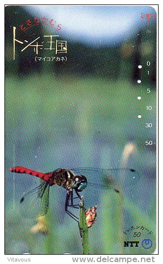 Libellule Insecte Télécarte Japon Phonecard  697 - Japan