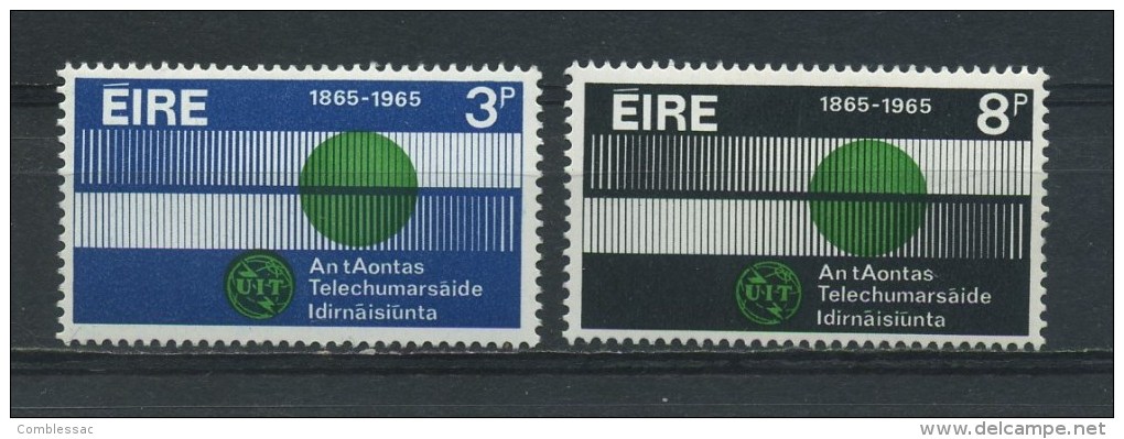 IRELAND    1965   I T U Centenary   Set  Of     MH - Neufs