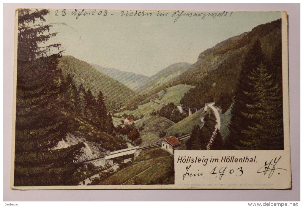 CPA Hollsteig Im Hollenthal - Couleur 1903 - DX03 - Höllental