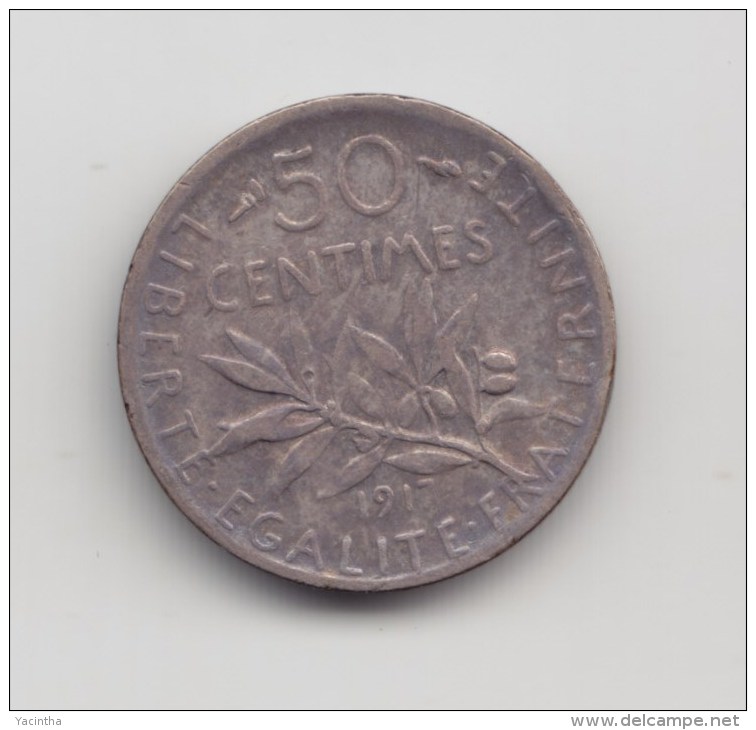 @Y@   France  Frankrijk    50 Centimes  1917    (2956) - Otros & Sin Clasificación