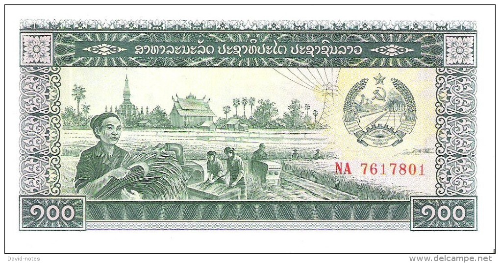 Laos - Pick 30 - 100 Kip 1979 - Unc - Laos