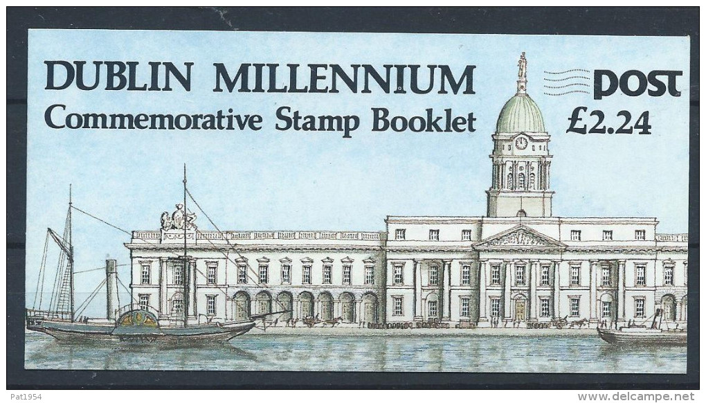 Irlande 1988 Carnet N°645 Neuf ** Millénaire De Dublin - Booklets