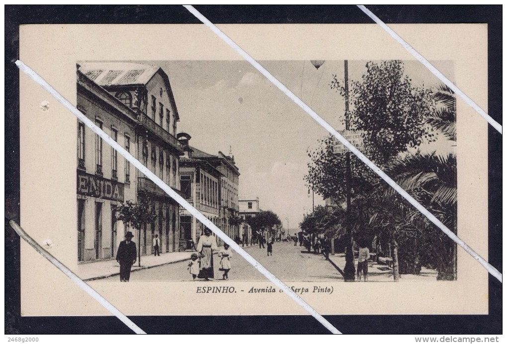 ESPINHO Avenida 8 (Serpa Pinto) Route 1930-40´s  Mint  Postcard Portugal 5688 - Other & Unclassified