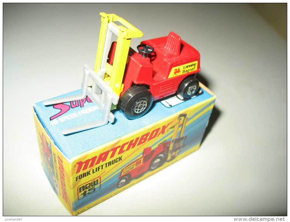 MATCHBOX 15 FORK LIFT TRUCK - Matchbox (Lesney)