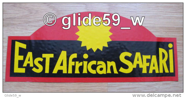 Autocollant "EAST AFRICAN SAFARI" (années 70) - Stickers