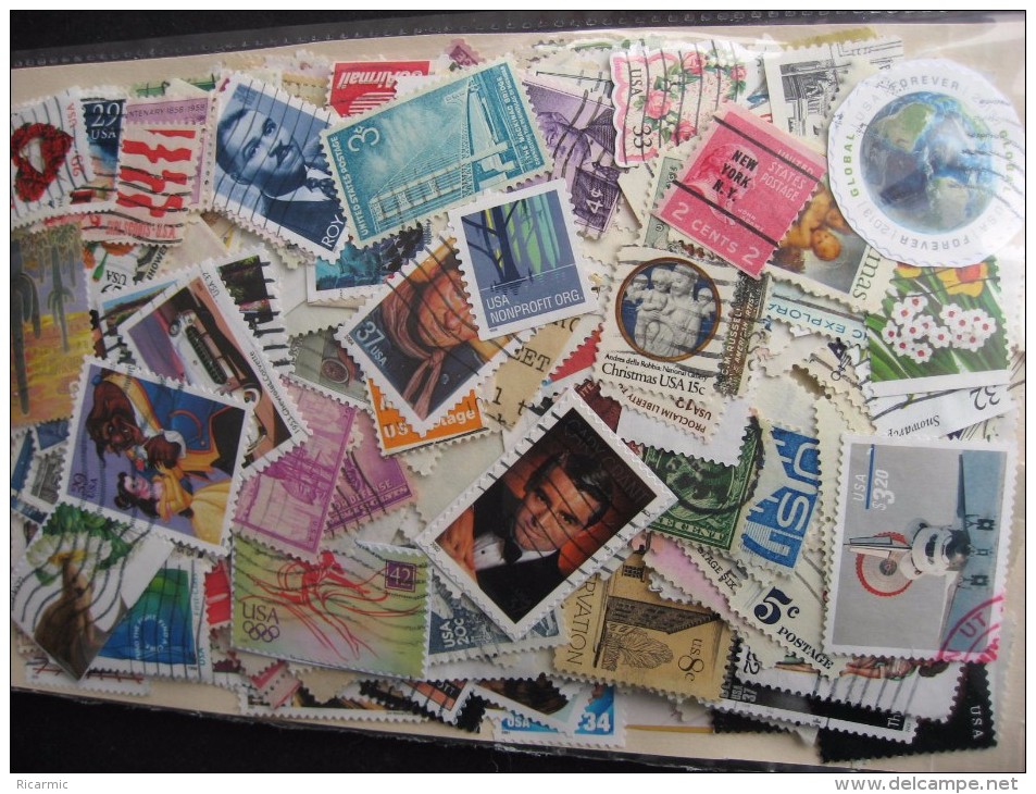 USA Colossal Mixture (duplicates, Mixed Condition) 1000 About 51% Commemoratives, 49% Definitives - Vrac (min 1000 Timbres)