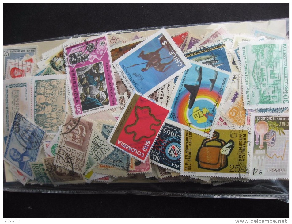 Latin America Colossal Mixture (duplicates, Mixed Condition) 1000 About 40% Commemoratives, 60% Definitives - Vrac (min 1000 Timbres)