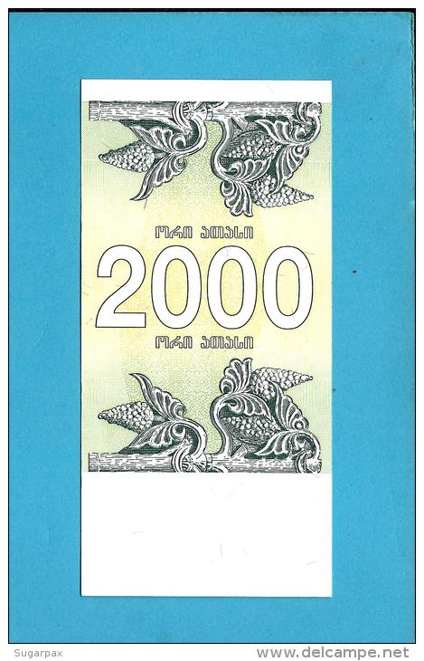 GEORGIA - 2000 ( Laris ) - 1993 - Pick 44 - UNC. - GEORGIAN NATIONAL BANK - 2 Scans - Georgia