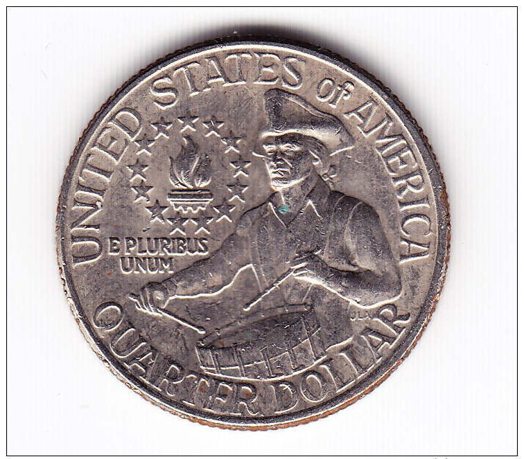 1976-D USA Bicentennial 25 Cent Coin - 1932-1998: Washington