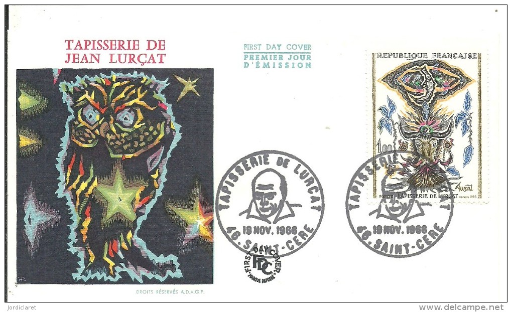 FDC 1966   SAINT-CERE - 1960-1969