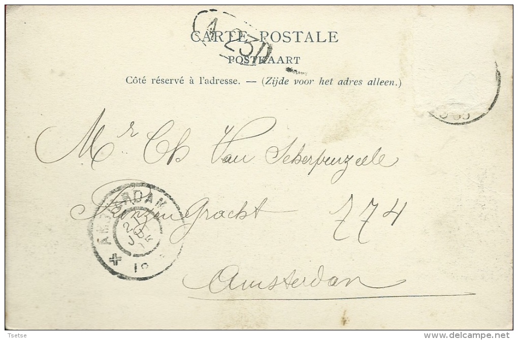 Asse / Assche - Statieplaats / Place De La Station - 1903 ( Verso Zien ) - Asse