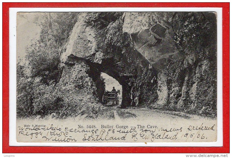 OCEANIE - NOUVELLE ZELANDE -- Buller Gorge - The Cave - New Zealand