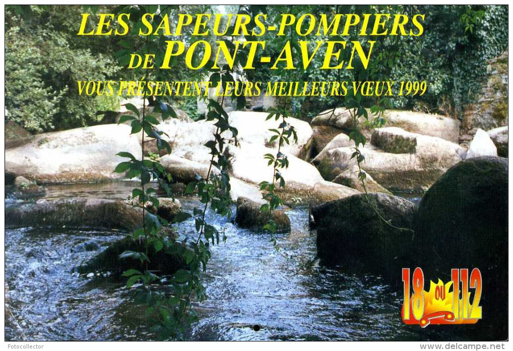 Calendrier Pompiers GF Pont-Aven 1999 (29) - Pompiers