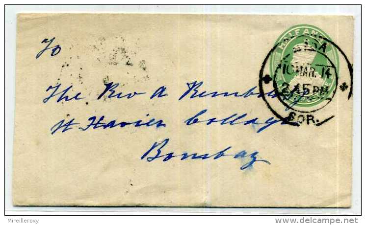 INDE / INDIA / ENTIER POSTAL / STATIONERY / 1914  BOMBAY - Non Classés