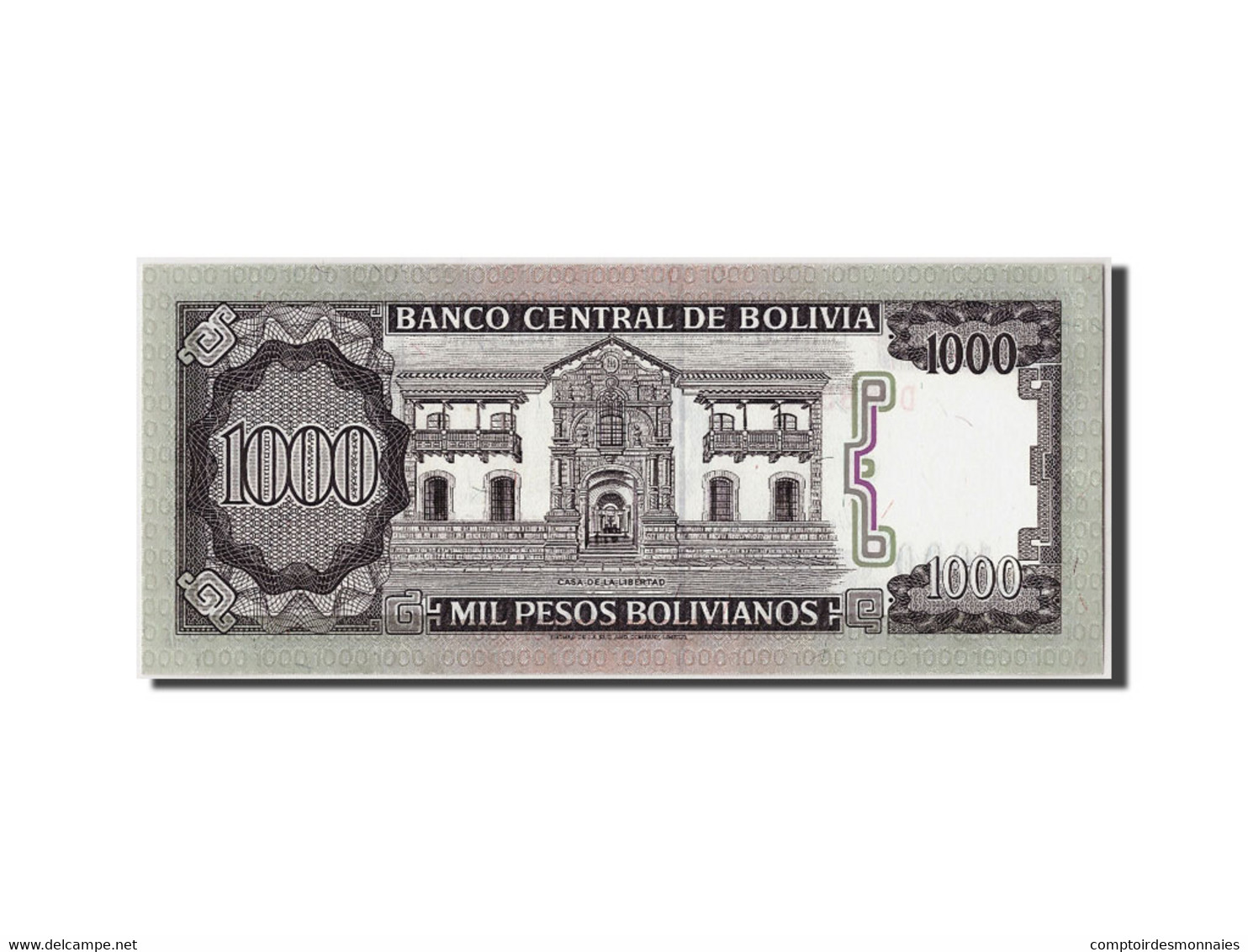 Billet, Bolivie, 1000 Pesos Bolivianos, 1982, 1982-06-25, KM:167a, NEUF - Bolivien