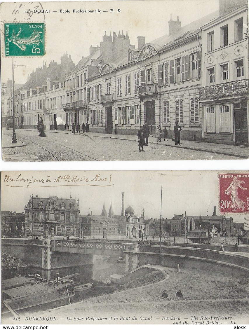 NORD - Lot 64 cartes - Voir scannes - Diverses communes