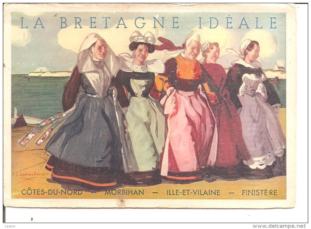 La Bretagne Ideale  D'apres LEMORDANT - Personnages