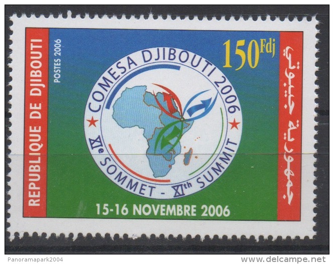Djibouti Dschibuti 2006 Mi. 809 ** MNH Sommet COMESA Summit RARE ! - Djibouti (1977-...)
