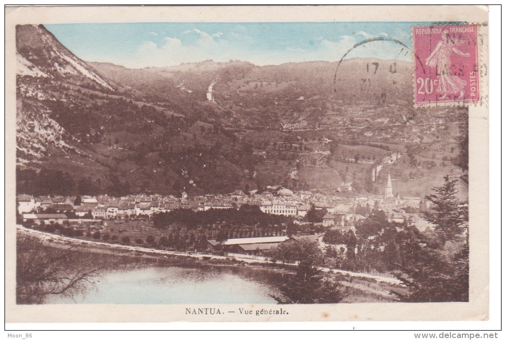 01 -  NANTUA - VUE PANORAMIQUE - Nantua