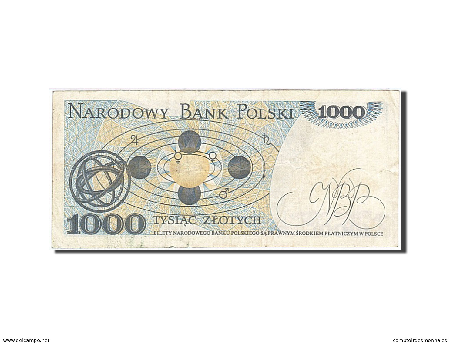 Billet, Pologne, 1000 Zlotych, 1974-1976, 1982-06-01, KM:146c, TTB - Pologne