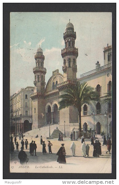 DF / ALGERIE / ALGER / LA CATHÉDRALE / CIRCULÉE EN 1907 - Alger