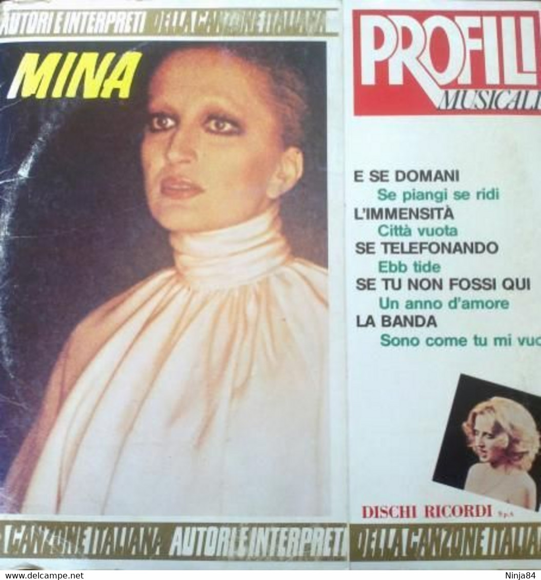 LP 33 RPM (12")  Mina / Mort Shuman  "  E Se Domani  "  Italie - Altri - Musica Italiana