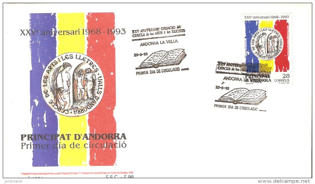 FDC 1998 - Lettres & Documents