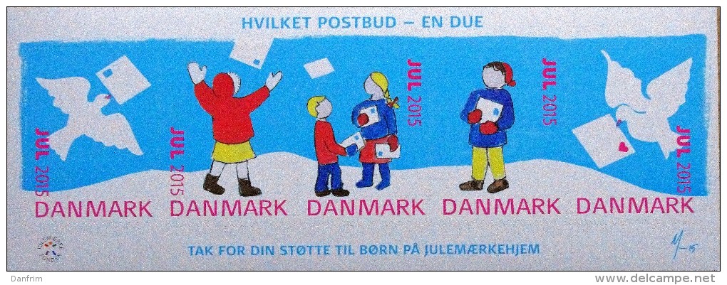Denmark 2015  Christmas Stamp Sheets, Self-adhesive Labels - Ganze Bögen