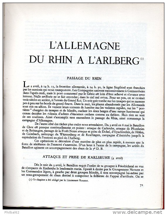 Bataillon De Choc, De M.Guernier. Récits Et Rapports Des Officiers Et Chasseurs Du Bataillon De Parachutistes. WW2 - Guerre 1939-45