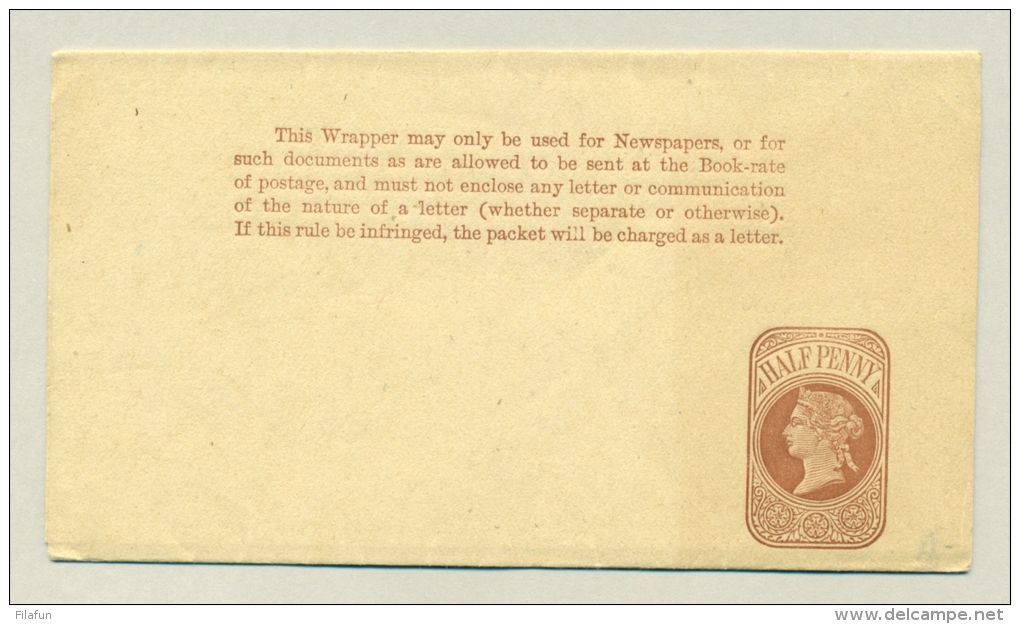 Great Britain - 1879 - 0,5 P Newspaperwrapper - Unused - Postwaardestukken