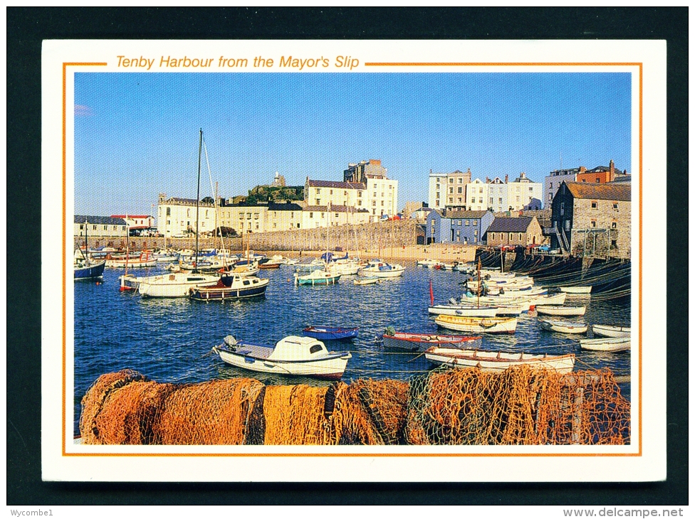 WALES  -  Tenby  The Harbour  Used Postcard - Pembrokeshire