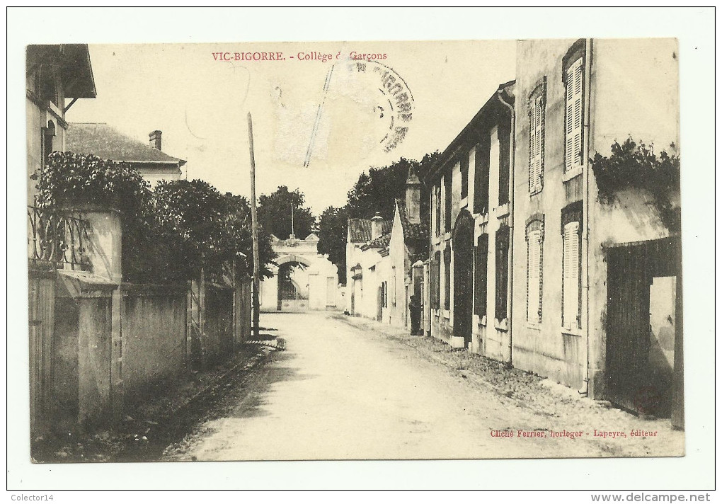 65 VIC BIGORRE COLLEGE DE GARCONS 1906 - Vic Sur Bigorre